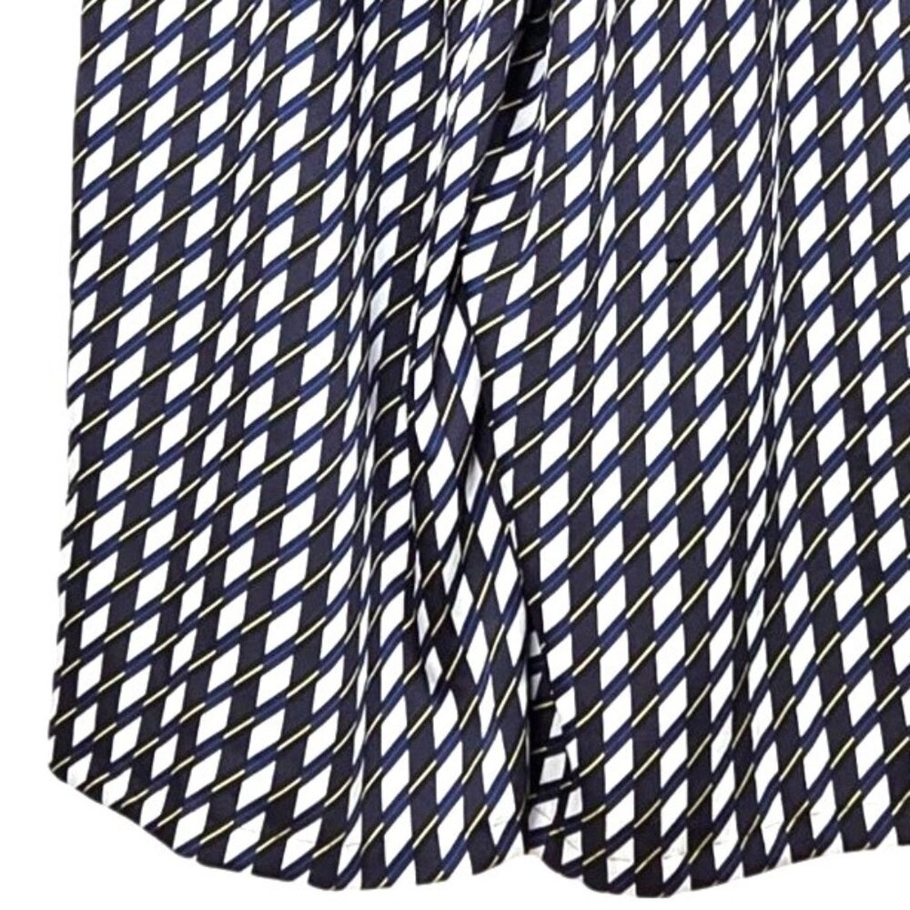 DKNY Geometric Print Cropped Wide Leg Pull-On Culotte Pants Women's Size Large - Picture 6 of 8